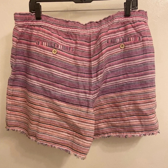 NWT Tommy Bahama Micronesia Stripe Short Pink Melon Linen Size Large - Picture 3 of 7
